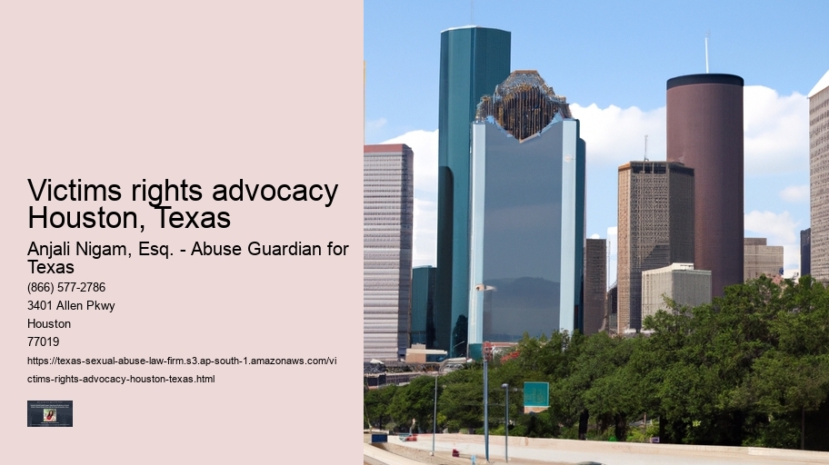 Victims rights advocacy Houston, Texas